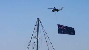 Photos and video as F-35 and Seahawk mark Australia Day
