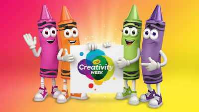 Crayola Δημιουργήστε και παίξτε την εβδομάδα δημιουργικότητας