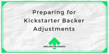 Preparación para los ajustes de respaldo de Kickstarter