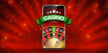 Ein Telefon mit Casino-Elementen auf dem Bildschirm