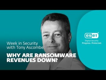 Płatności za ransomware spadły o 40% w 2022 r. – Tydzień bezpieczeństwa z Tonym Anscombe
