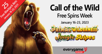 Gracze na automatach w Everygame Poker Śledź Call of the Wild podczas tygodnia darmowych spinów