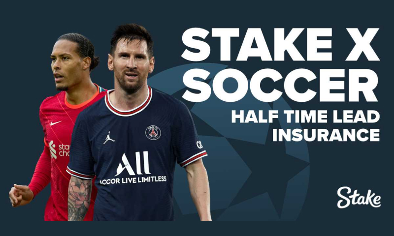 Stake X Soccer: 하프타임 리드 보험