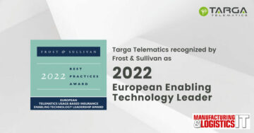टार्गा टेलीमैटिक्स को फ्रॉस्ट एंड सुलिवन द्वारा 2022 यूरोप सक्षम प्रौद्योगिकी नेतृत्व पुरस्कार प्राप्त होगा