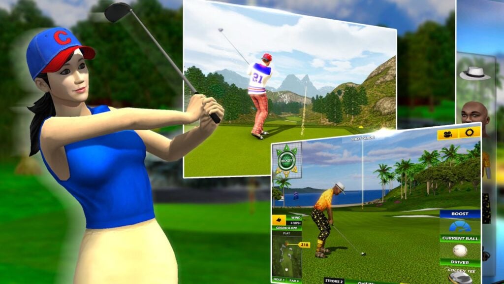 最高の Android ゴールド ゲーム機能のエントリの画像。 ゴールド ティー ゴルフのスクリーンショット。