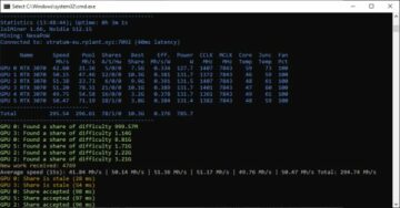 Cel mai recent lolMiner 1.66 Adaugă suport și pentru NEXA Mining