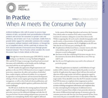 Uporaba in regulacija umetne inteligence: ko umetna inteligenca izpolni dolžnost potrošnika