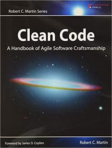 Clean Code - A handbook of agile software craftmanship