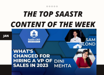 Top SaaStr Content for the Week: Founders Fund’s Partner, Stage 2 Capital’s LP, Attentive’s Co-founder and CEO, DigitalOcean’s SVP, Revenue and much more!