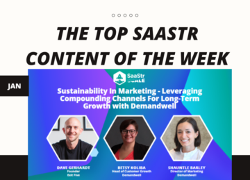 El mejor contenido de SaaStr de la semana: Jason Lemkin, vicepresidente sénior de Digital Ocean, director ejecutivo y director de marketing de Carta, director ejecutivo de Airbase, ¡y mucho más!