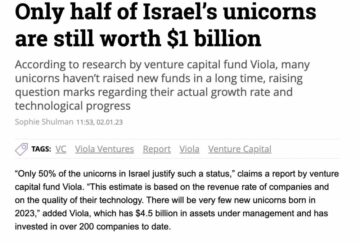 Viola Capital: “Only Half of Unicorns Are Still Worth $1 Billion”