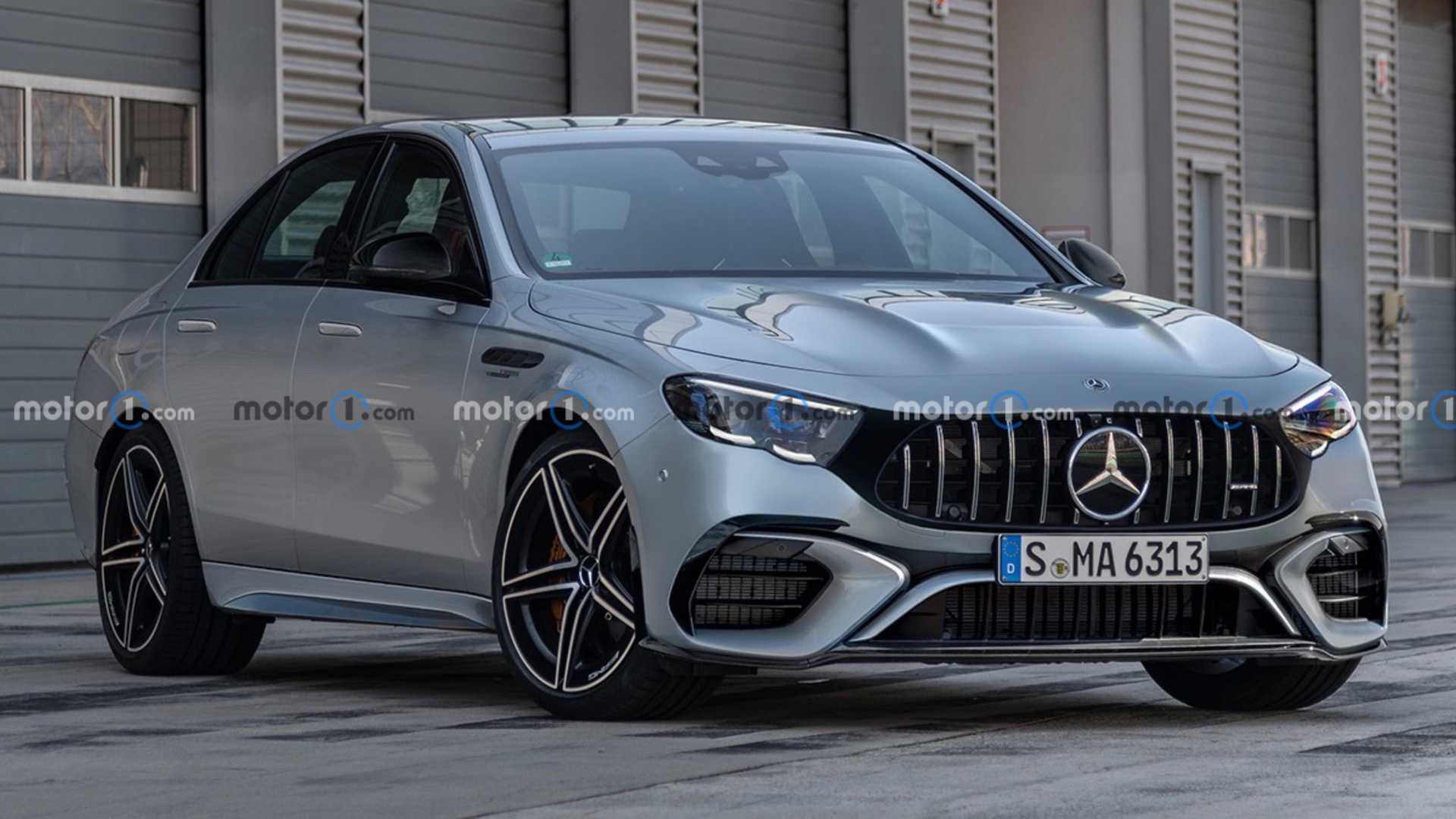 2024 Mercedes-AMG E63 for at få mere kraft fra en hybrid inline-sekser