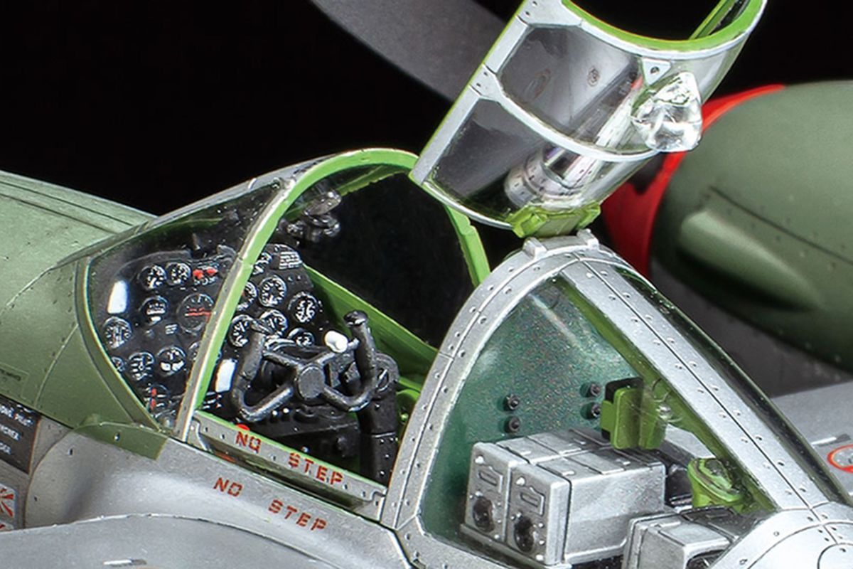 A close-up of the cockpit interior from the manufacturer.
