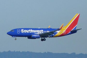 En veldig nær samtale mellom en Southwest Boeing 737 og en FedEx Boeing 767 på Austin Airport, Texas