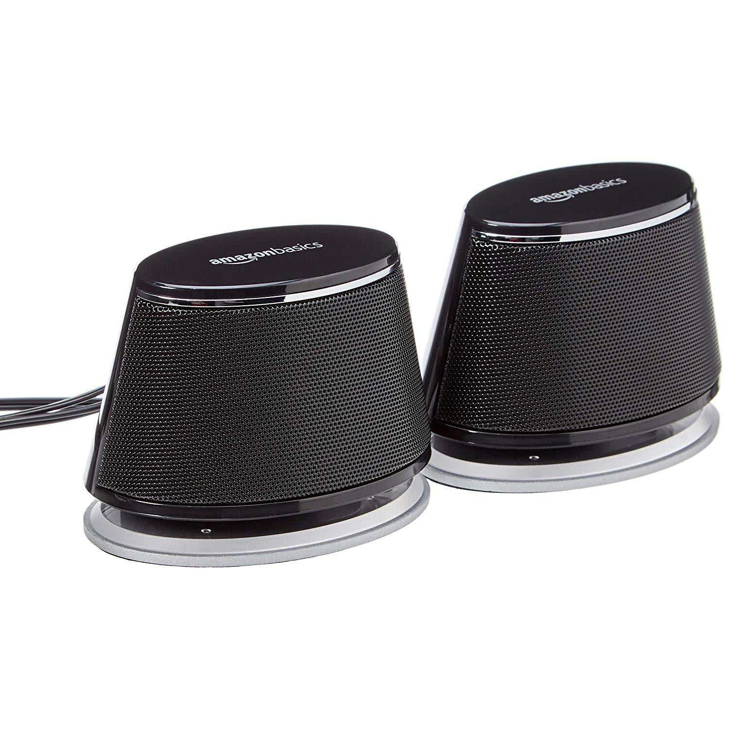 AmazonBasics USB-Powered Computer Speakers with Dynamic Sound - Best dirt-cheap option