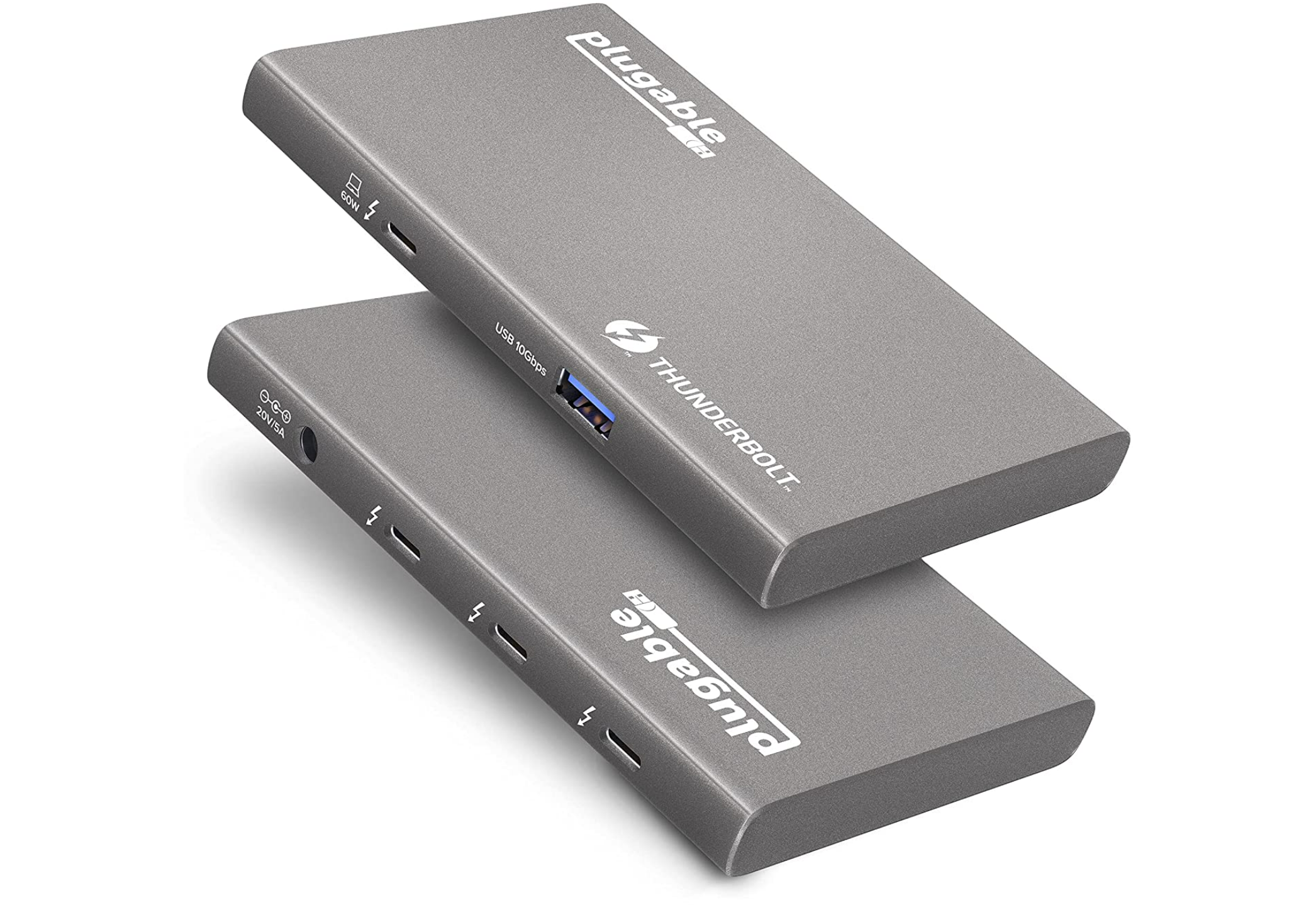 可插拔 5 合 1 Thunderbolt 集线器 (USB4-HUB3A) - 最佳 Thunderbolt 4 集线器