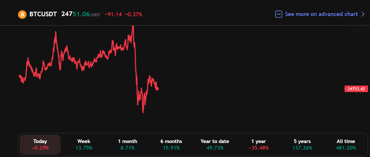 BTC/USDT 24-hour price chart (source: TradingView)