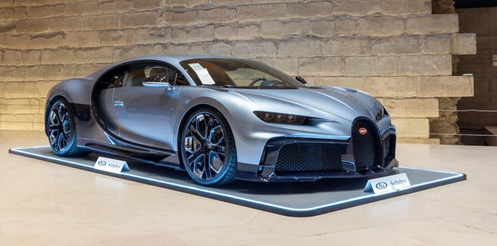 Bugatti Chiron Profilée نے نیلامی کی فروخت کا نیا ریکارڈ قائم کیا۔