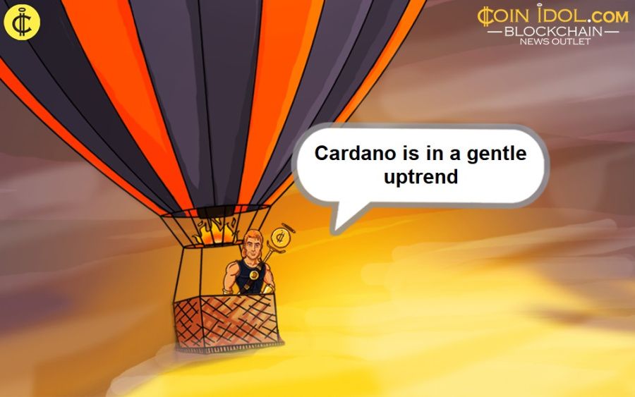 कार्डानो एक सौम्य अपट्रेंड में है और $ 0.45 के उच्च लक्ष्य को लक्षित कर रहा है