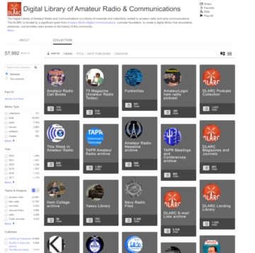 De digitale bibliotheek voor amateurradio en communicatie is een schatkamer