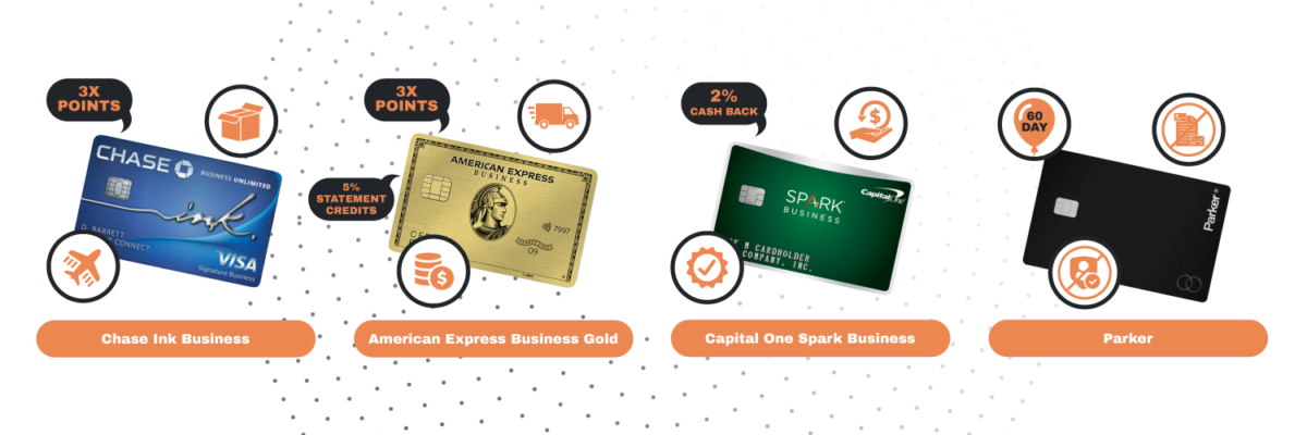लोकप्रिय व्यवसाय क्रेडिट कार्ड