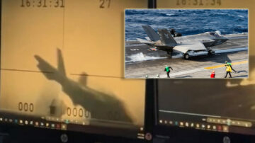 تصادف F-35C در USS Carl Vinson به دلیل خطای خلبان پس از 'فرار از هتل Sierra'