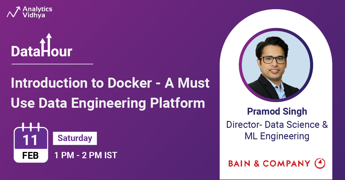 DataHour: Docker の紹介 - 必須のデータ エンジニアリング プラットフォーム