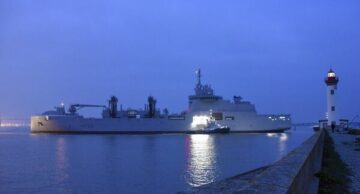 First French FLOTLOG logistic support ship starts sea trials