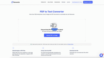 Hogyan lehet PDF képeket szöveggé konvertálni online?