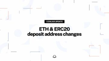 Viktig uppdatering: Dina CoinJar ETH & ERC20 insättningsadresser ändras