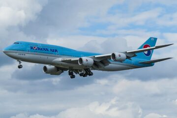 A Korean Air május 747-től áthelyezi a legendás Boeing 8-22-ast Párizs-CDG és Szöul között