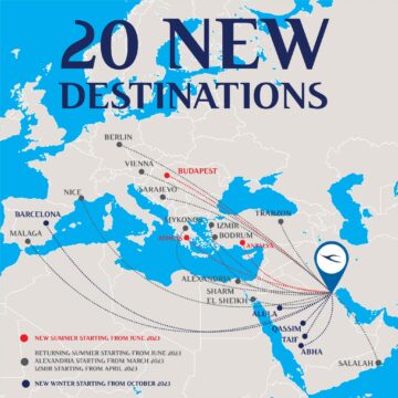 Blue Bird Kuwait Airways melejit dengan tampilan barunya ke 20 destinasi baru di tahun 2023