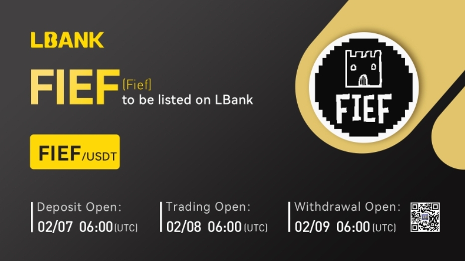 LBank Exchange listaa Fief (FIEF) 8. helmikuuta 2023