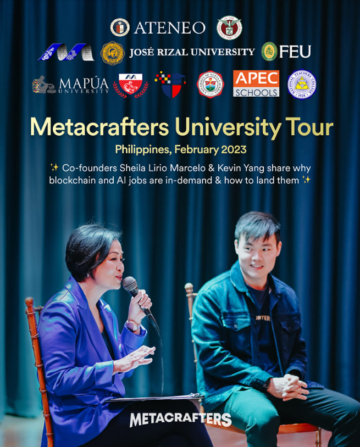 Fundadores da Metacrafters visitam as principais universidades nas Filipinas para roadshow educacional