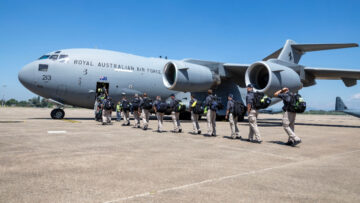 RAAF Globemaster skickar förnödenheter till jordbävningsdrabbade Türkiye