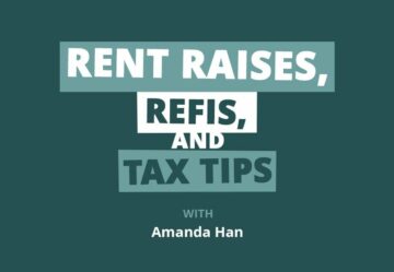 Rookie Reply: 借り換えができる時期と住宅販売の税金を回避する方法