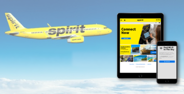 ผู้โดยสารของ Spirit Airlines เพลิดเพลินกับ Wi-Fi ที่รวดเร็วบนท้องฟ้าด้วยดาวเทียม SES-17 กำลังสูง