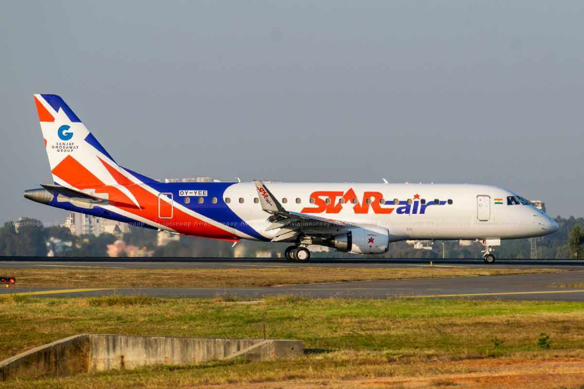 Star Air получила свой первый самолет Embraer E175LR