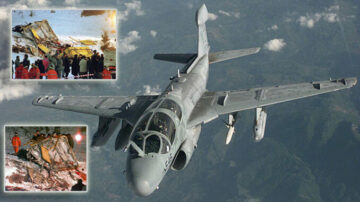 Die Cavalese-Seilbahnkatastrophe, die heute vor 6 Jahren durch einen tieffliegenden EA-25B-Prowler verursacht wurde