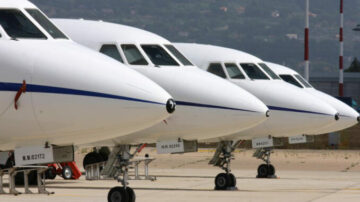 Flota italijanskega letalstva Dassault Falcon je dosegla 150 ur letenja