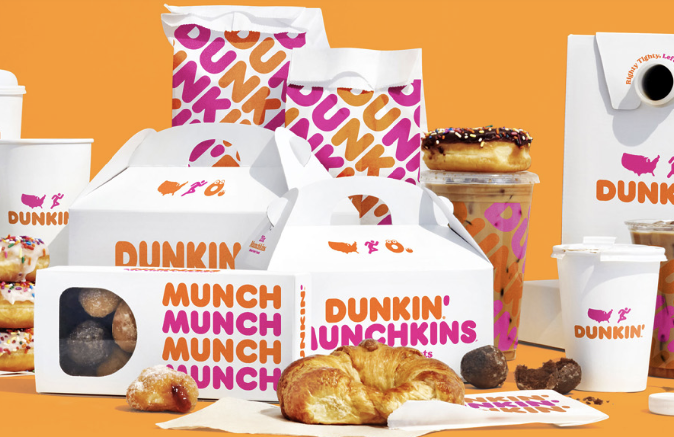 rebranding strategies: dunkin's new package redesign
