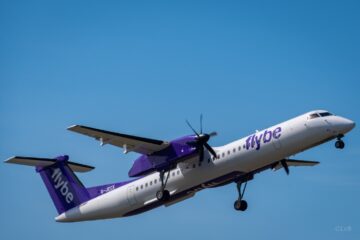 Two of the biggest airline groups are looking to take over bankrupt Flybe