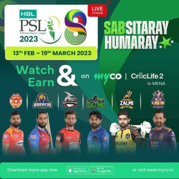 Web 3 streaming platform myco secures rights for HBL PSL 8 cricket coverage across MENA