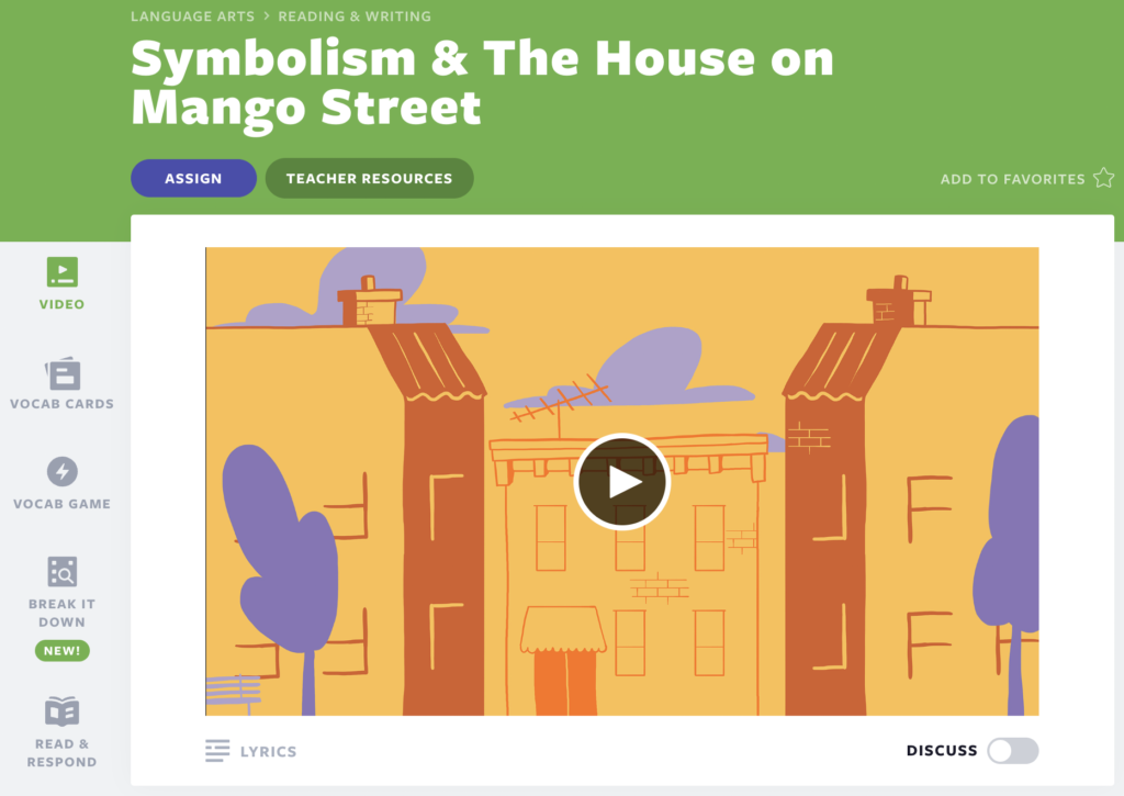 Symbolism & The House on Mango Street درس فيديو لشهر تاريخ المرأة