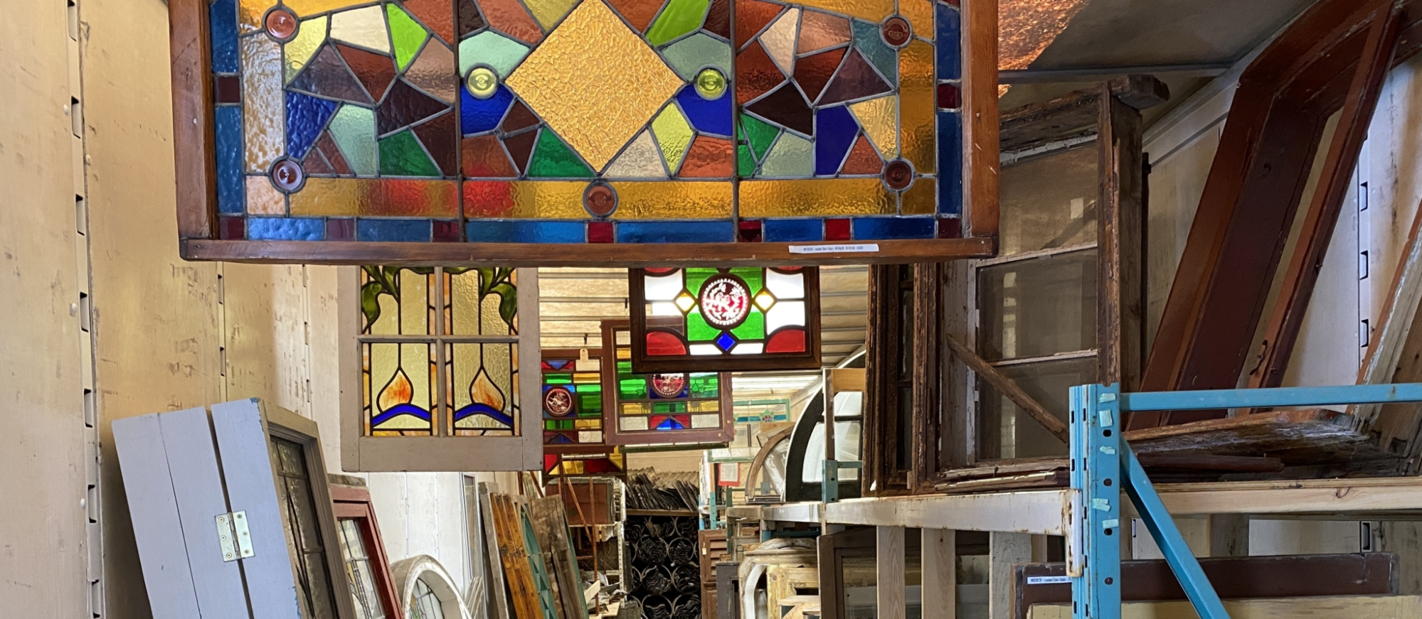 sell antique stained and leaded glass windows