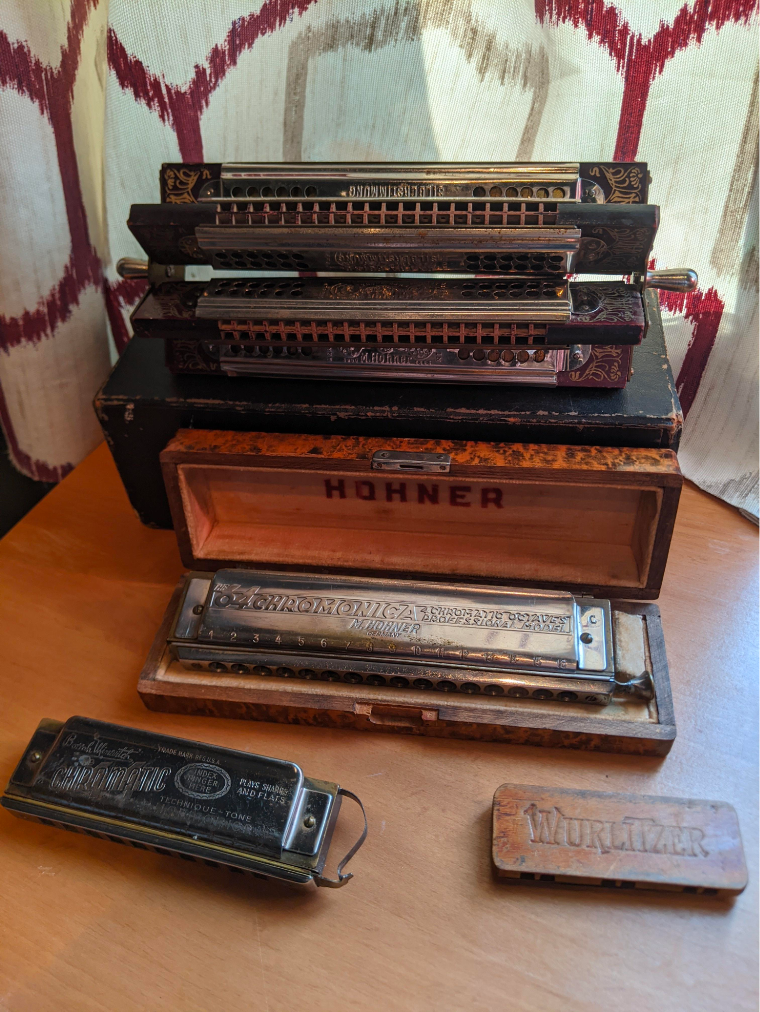 sell antique harmonicas