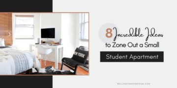 8 невероятных идей по зонированию маленькой студенческой квартиры