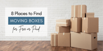 8 lugares para encontrar caixas de mudança perto de você de graça e pagas