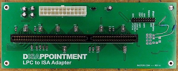 最新のコンピューターにビンテージ ISA バス スロットを追加 #VintageComputing #Retrocomputing @rasteri