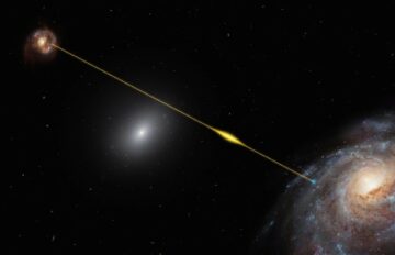 علماء الفلك يربطون لأول مرة انفجارًا لاسلكيًا سريعًا غامضًا بموجات الجاذبية